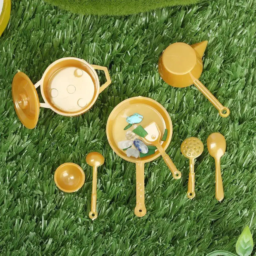 Miniature 1 To 12 Scale Dollhouse Cookware Set 10 11 Pieces