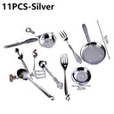 Miniature 1 To 12 Scale Dollhouse Cookware Set 10 11 Pieces