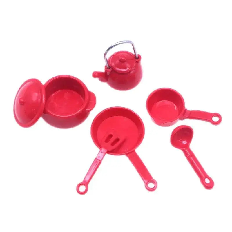 Miniature Dollhouse Kitchen Cookware Set 1 to 12 Scale