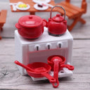 Miniature Dollhouse Kitchen Cookware Set 1 to 12 Scale