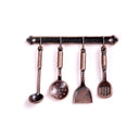 Miniature Rose Gold Cooking Set For 1 To 12 Scale Dollhouse