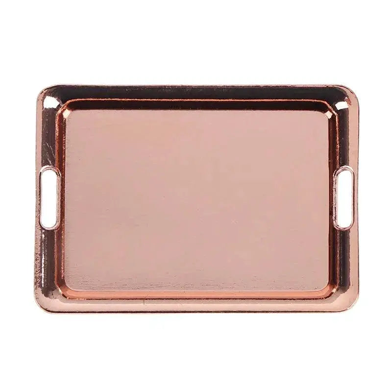 Miniature Rose Gold Cooking Set For 1 To 12 Scale Dollhouse