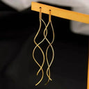 Elegant Fringe Earrings for Women Office