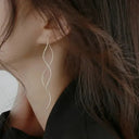 Elegant Fringe Earrings for Women Office