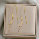 Elegant Fringe Earrings for Women Office