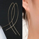 Elegant Fringe Earrings for Women Office