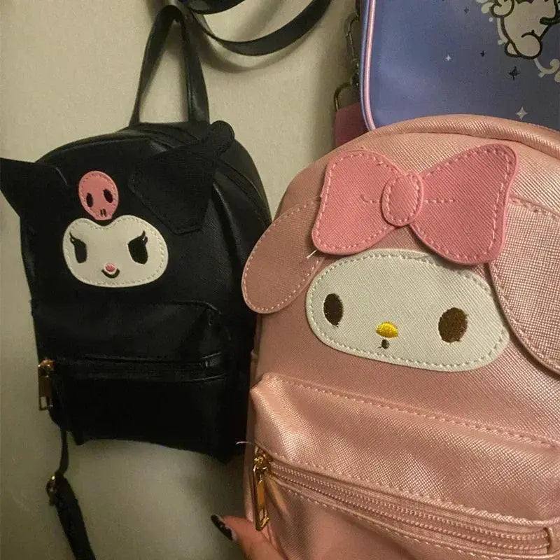 MINISO Kawali Anime Fashion Backpack for Girls Toys Bag