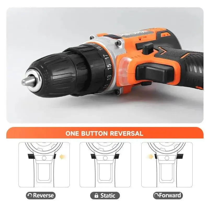 MINUMX 20V Cordless Electric Screwdriver With LED Light