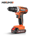 MINUMX 20V Cordless Electric Screwdriver with LED Light