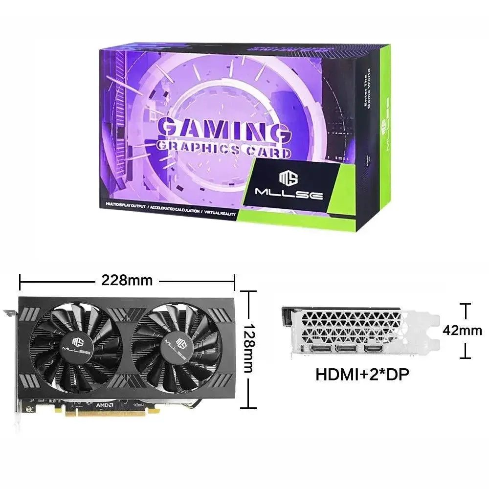 MLLSE AMD RX 580 8GB Graphics Card High Performance Gaming