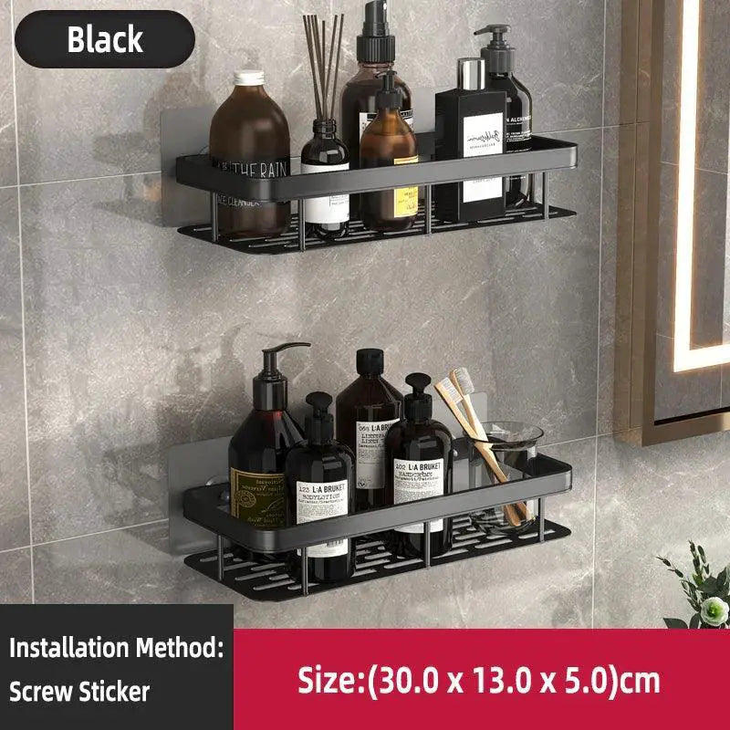 Modern Bathroom Corner Shelf Space Saving Storage Rack