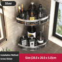 Modern Bathroom Corner Shelf: Space-Saving Storage Rack