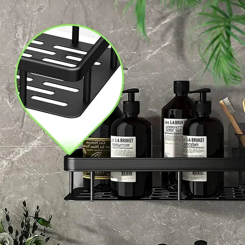 Modern Bathroom Corner Shelf Space Saving Storage Rack