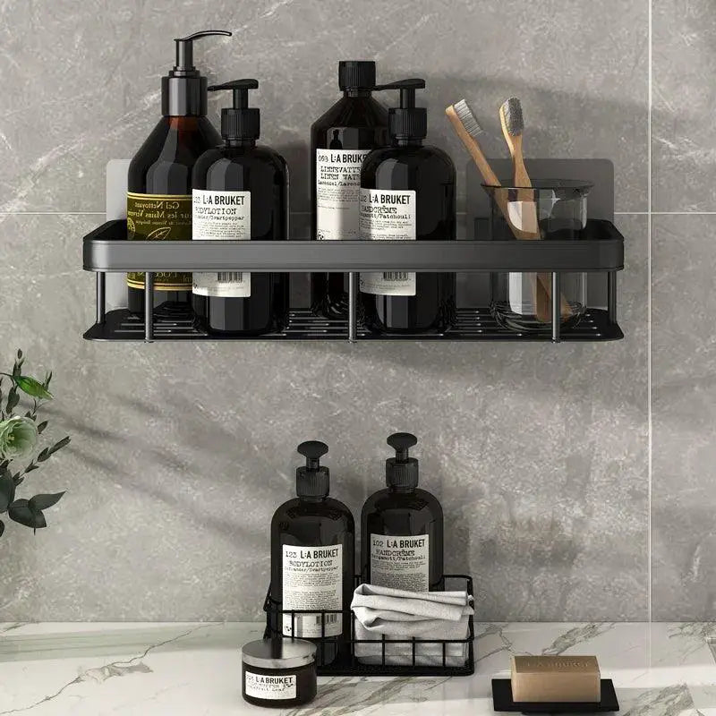 Modern Bathroom Corner Shelf Space Saving Storage Rack