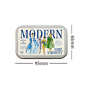 Modern Girl Vintage Stickers: Enhance DIY Creativity & Flair