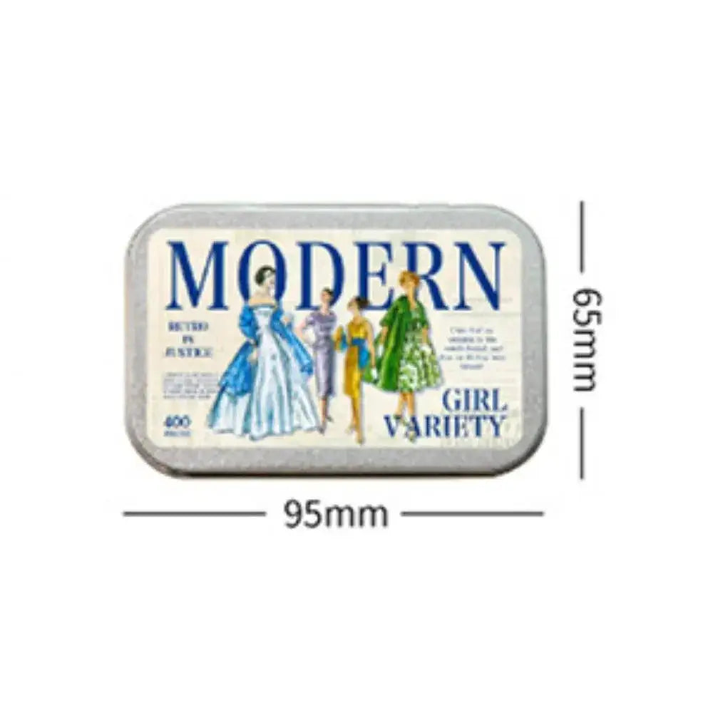 Modern Girl Vintage Stickers Enhance DIY Creativity Flair