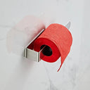 Modern Matte Black Stainless Steel Towel Ring Easy Adhesive Installation