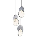 Modern Moon Round Ring Lamp Led Pendant Lights Fixture