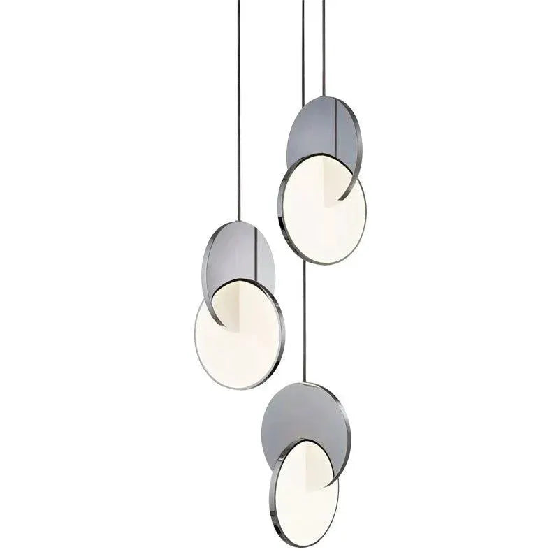 Modern Moon Round Ring LED Pendant Lights Fixture Lamp