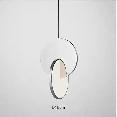 Modern Moon Round Ring LED Pendant Lights Fixture Lamp