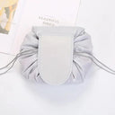 Modern Women Drawstring Cosmetic Bag Portable Waterproof Makeup Organizer