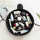 Modern Women Drawstring Cosmetic Bag Portable Waterproof Makeup Organizer