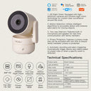 4MP Indoor Pan Tilt Camera Night Vision
