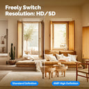 4MP Indoor Pan Tilt Camera Night Vision