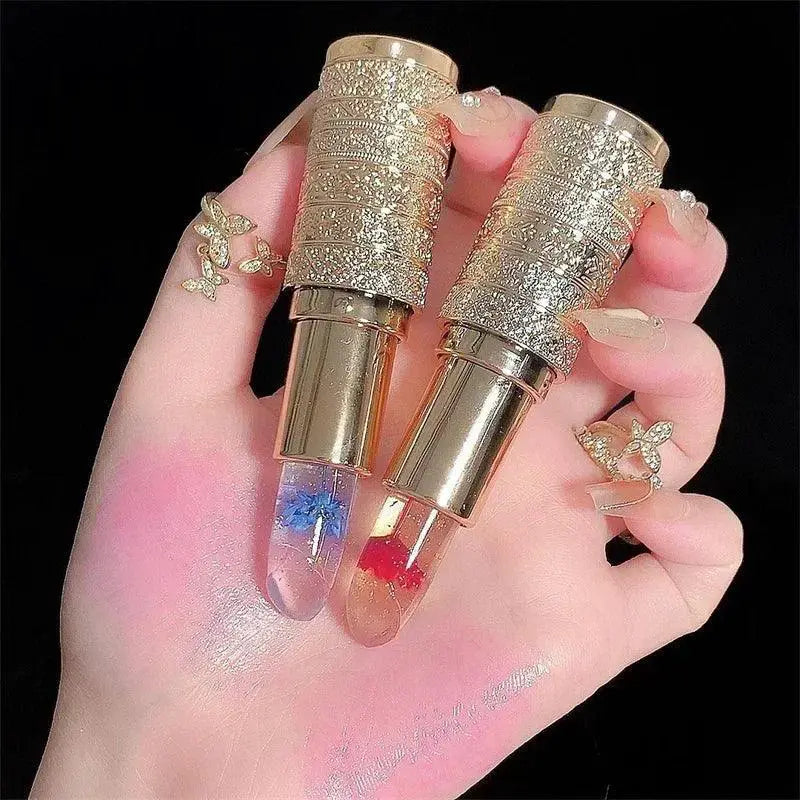 Moisturizing Flower Lip Balm Color Changing Jelly Lips