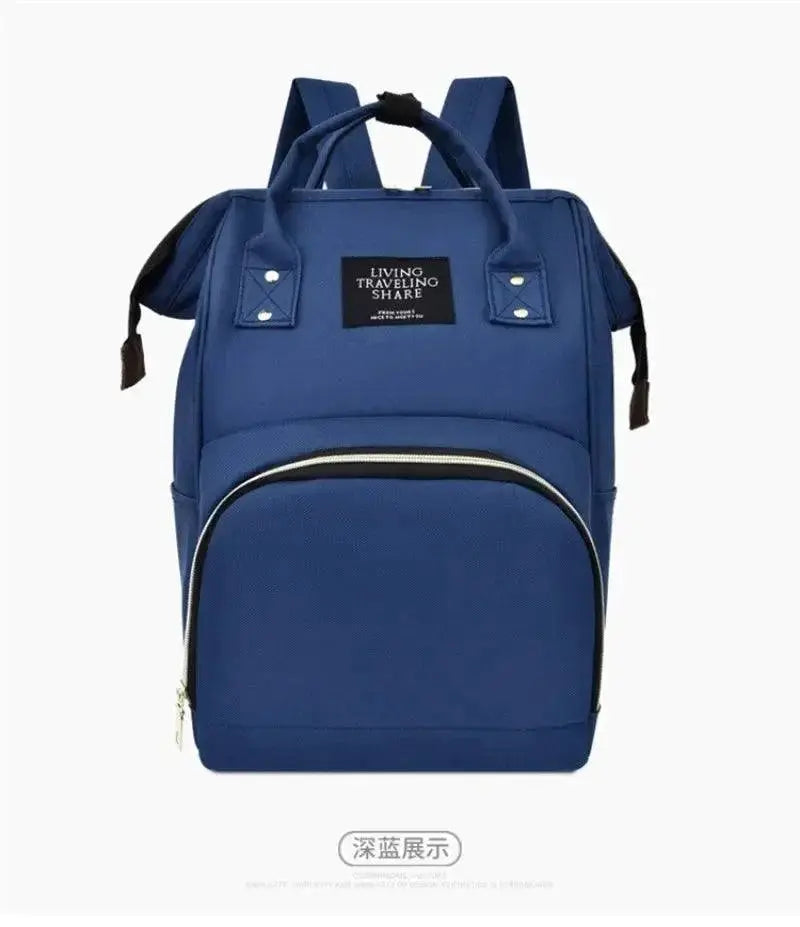 Mommy Bag Fashion Canvas Backpack Large Capacity Organizer