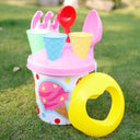 Monconser Beach Toys Beach Bucket Barbie Ice Cream Bucket
