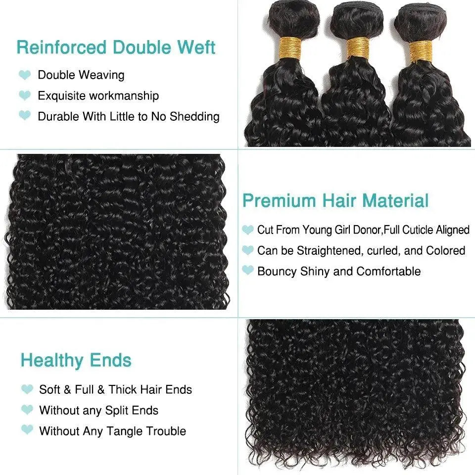Mongolian Afro Kinky Curly Hair Extensions Natural Look