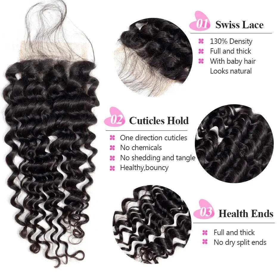 Mongolian Deep Curly Hair Set Premium Remy Bundle Pack
