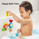 Monkey Caterpillar Bath Toy Interactive Water Games Fun