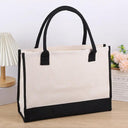 Large Capacity Canvas Tote for Beach Use