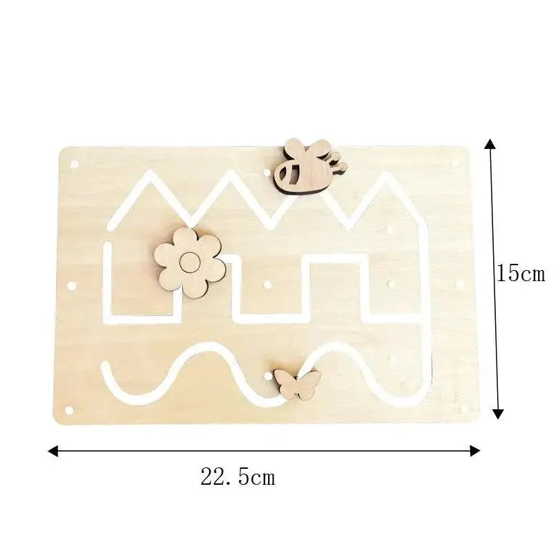 Montessori Busy Board DIY Kit for Kids Educational Toy Set