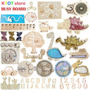 Montessori Busy Board DIY Kit for Kids Educational Toy Set