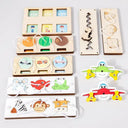 Toddler Wooden Busy Board for Fine Motor