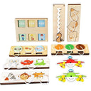 Toddler Wooden Busy Board for Fine Motor