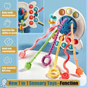 Montessori Sensory Pull String Toy For Babies One To Three