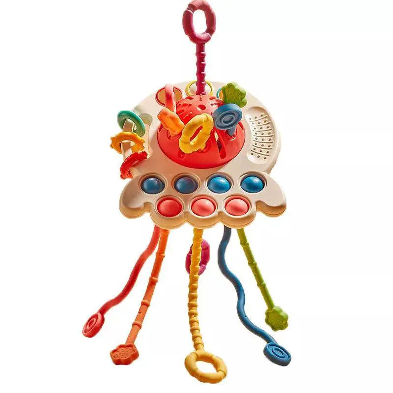 Montessori Sensory Pull String Toy For Babies One To Three