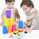 Stack Cup Game for Kids Color Training