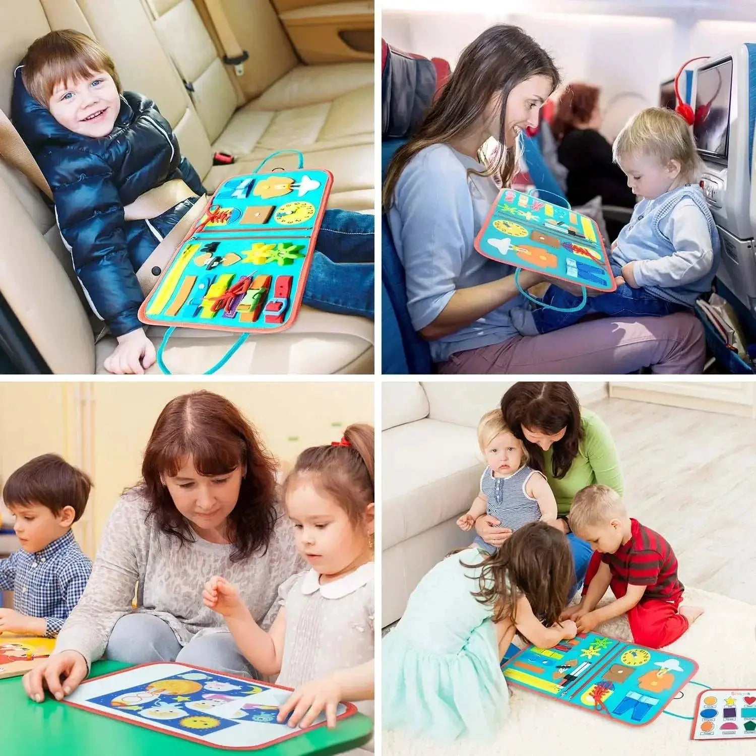 Montessori Busy Board Toddlers Sensory Educational Toy