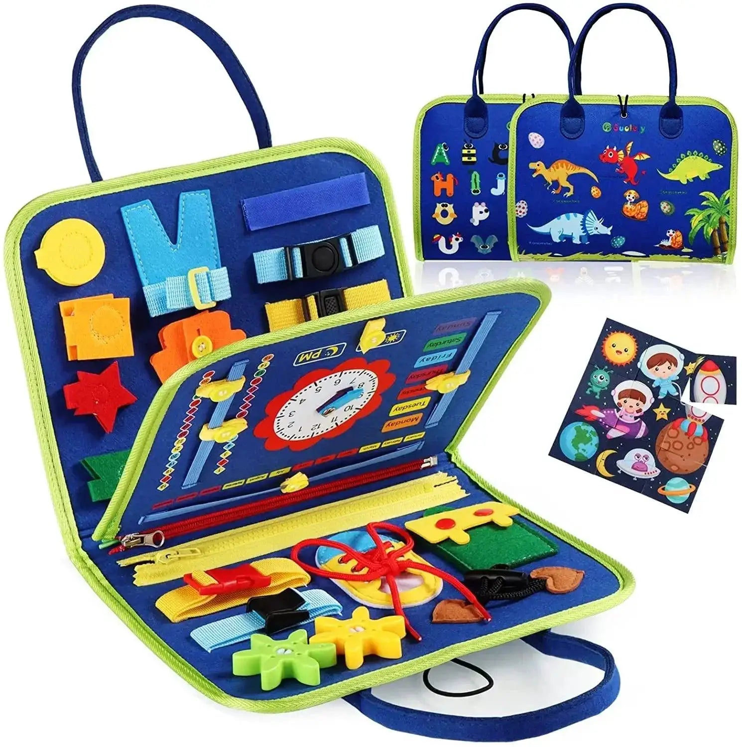 Montessori Busy Board Toddlers Sensory Educational Toy
