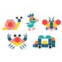 Montessori Wooden Geometric Shape Puzzle Set for Kids Fun