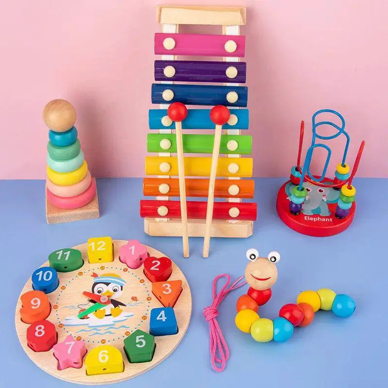 Montessori Wooden Puzzles Transportation Theme For Toddlers