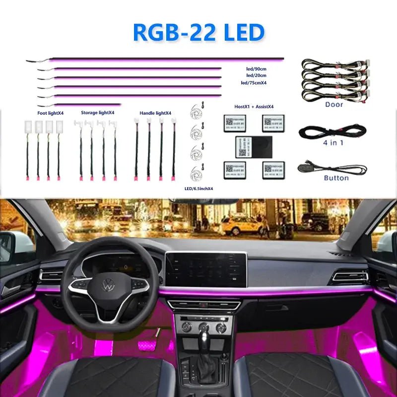 Mood Lighting Car Ambient Kit for BMW — product view 9