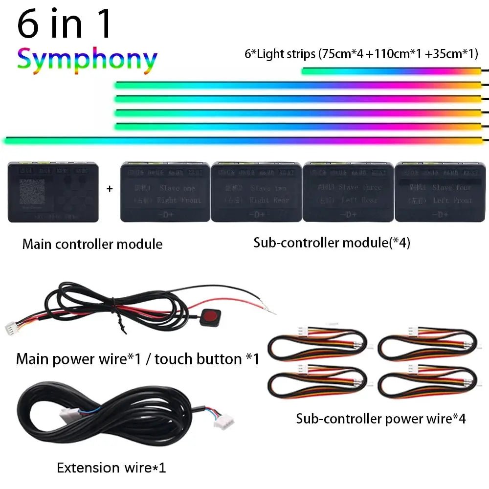 Mood Lighting Car Ambient Kit for BMW — product view 11