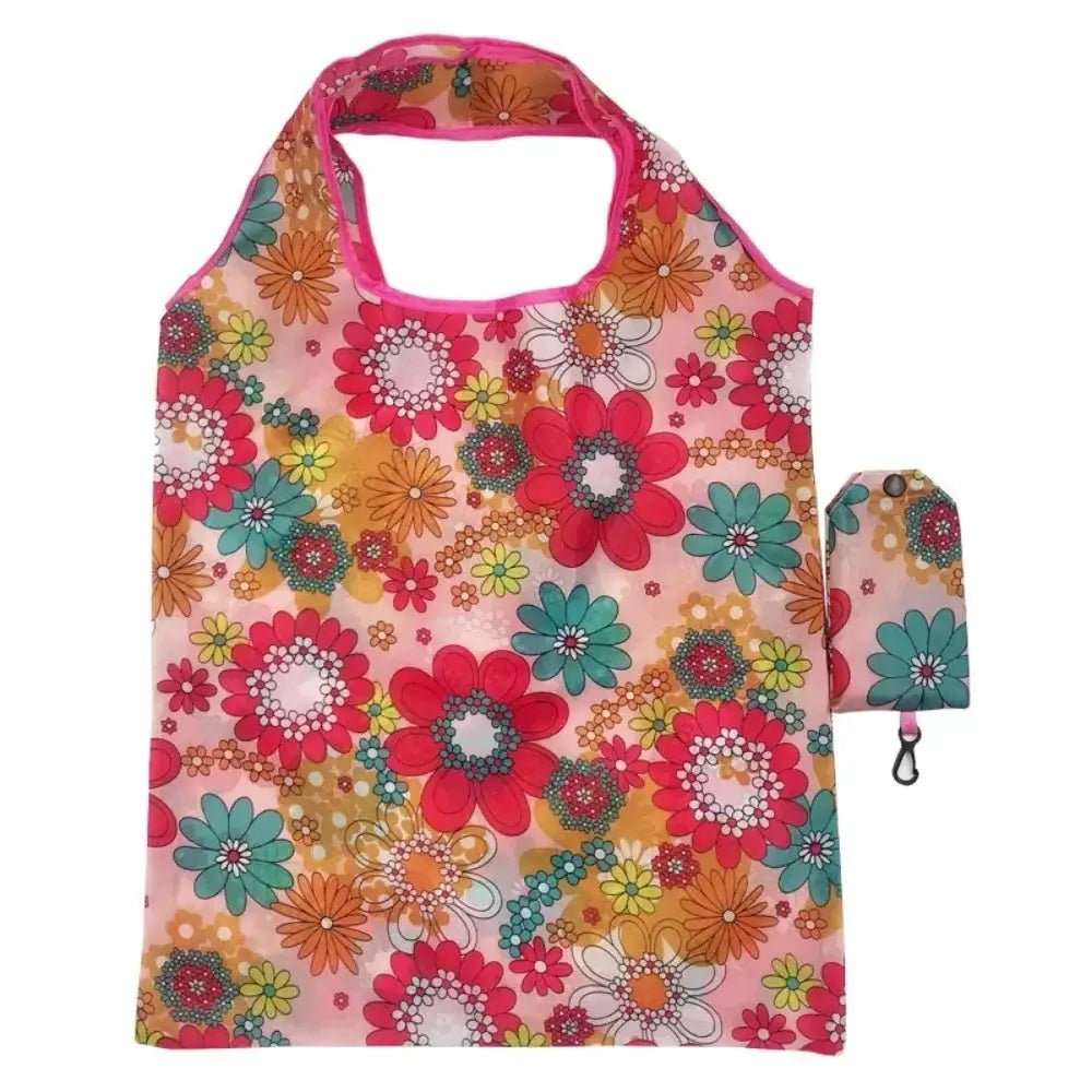 MoonBiffy Large Reusable Eco Shopping Bag Waterproof Foldable Tote For Groceries