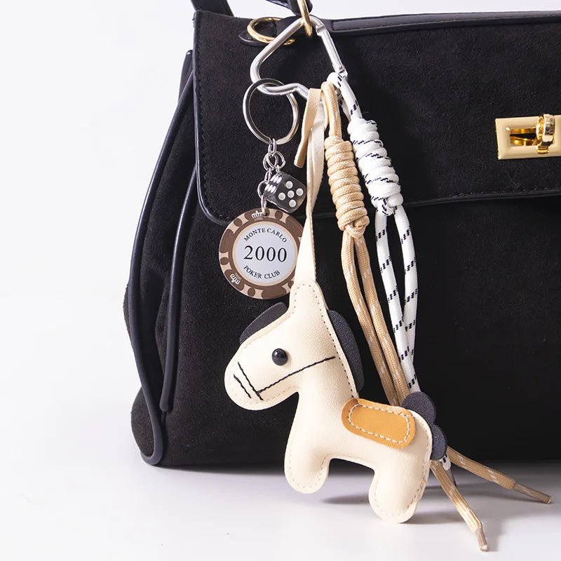 Moonbiffy Leather Pony Keychain for Keys — product view 18